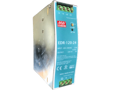 Fuente de alimentación EDR-120-24 MEAN WELL - Imagen 2