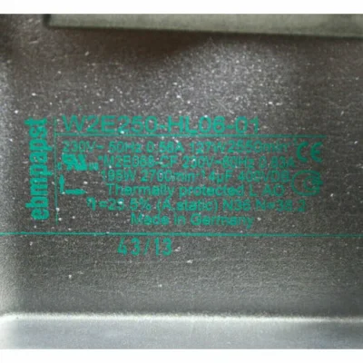 Ventilador de enfriamiento AC W2E250-HL06-01 EMBPAPST - Imagen 3