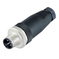M12 Conector de cable macho, Contactos: 5, 6,0-8,0 mm, sin blindaje, abrazadera de cable, IP67