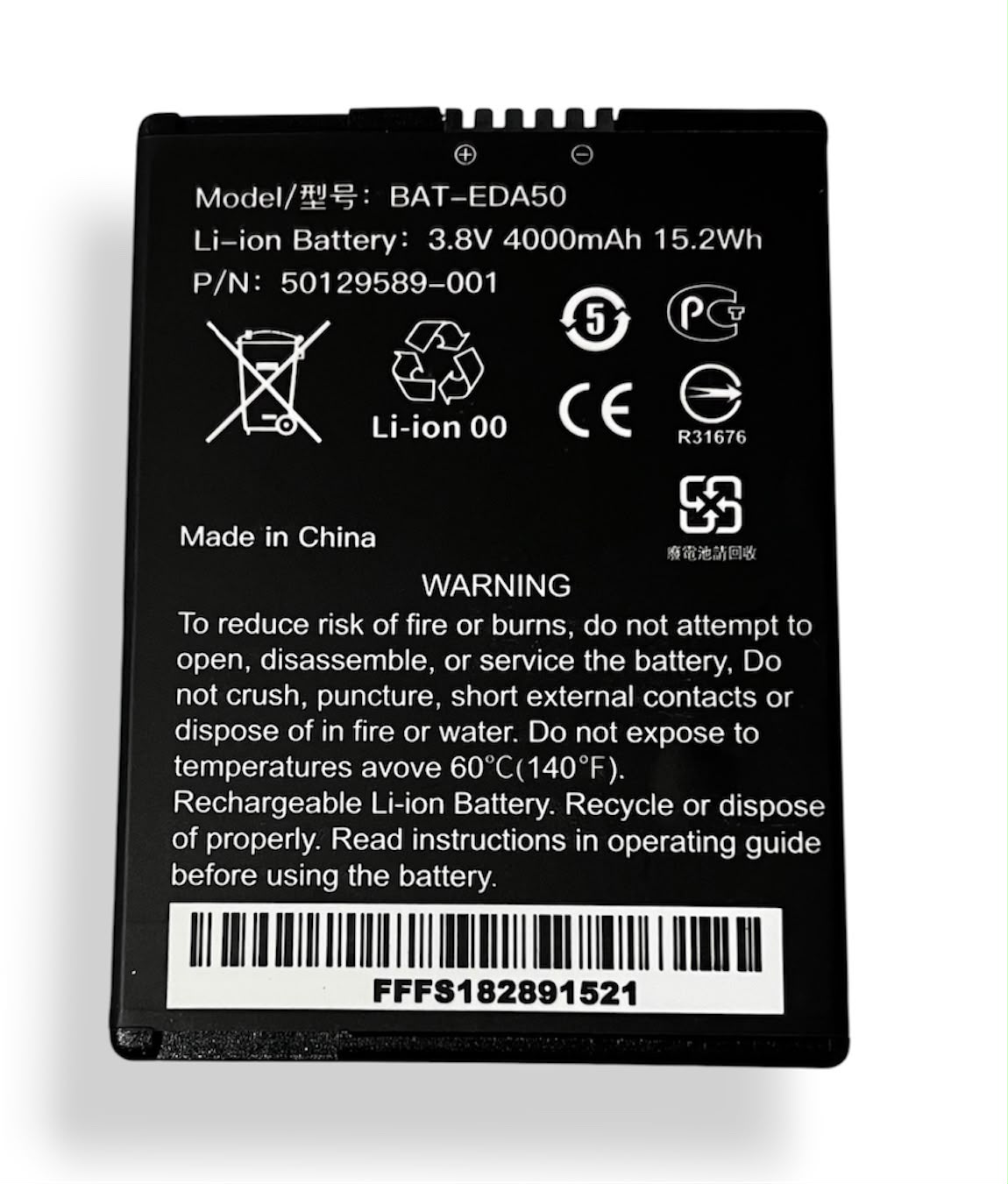 Batería para Honeywell ScanPal EDA40 / EDA50 / EDA50HC / EDA51 / EDA70 / EDA71B 4000mah 3.8V